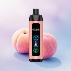 Aivono Aim Fatpro 22000 Puffs Fersken Is med 5% nikotin og 600mAh