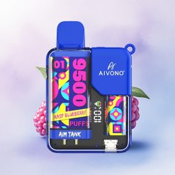 Aivono Aim Tank 9500 Puffs Blåbringebær 650mAh 18ml