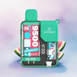 Aivono Aim Tank 9500 Puffs Vannmelon Is 650mAh 18ml