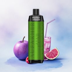 Al Fakher Crown Bar 8000 Crystal Blå Bringebær Sitronade 5mg Nikotin 600mAh