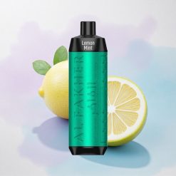 Al Fakher Crown Bar 8000 Crystal Sitron Mynte med 5mg Nikotin og 600mAh Batteri