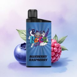 IGET Bar 3500 Puffs Blåbær Bringebær 1400 mAh Mesh