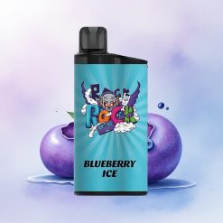 IGET Bar 3500 Puffs Blåbæris med 1400 mAh og 1,2 Ohm Mesh Coil