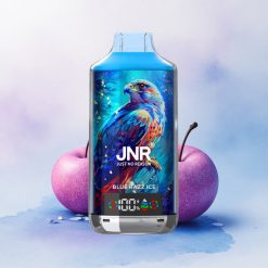 JNR Falcon X 18000 Blå Bringebær Is med 750mAh og Digital Skjerm