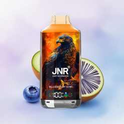 JNR Falcon X 18000 Blåbær Kiwi Dual Mesh Coil Digital Display