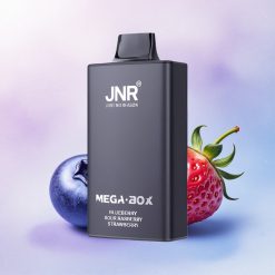 JNR Mega Box 25000 Blåbær Sur Bringebær Jordbær med 850mAh og 2% nikotin