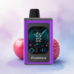 JNR PhoneVape 30000 Kirsebær Jordbær Bringebær med 850mAh og justerbar luftstrøm