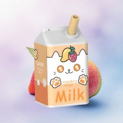 Lavie Milk 7000 Puffs Jordbær Mango 16ML 600mAh