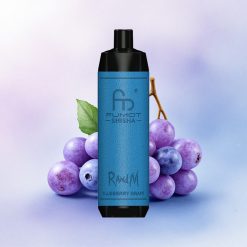 RandM Fumot Shisha 10000 Puffs Blåbær Drue med 18ml e-væske og 0,5% nikotin