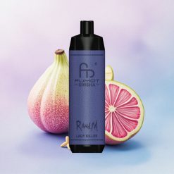 RandM Fumot Shisha 10000 Puffs Drepedame - 18ml Fylt e-væske, 850 mAh, 0,5% nikotin