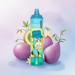 RandM Fumot Tornado 15000 Puffs Kiwipassionsfruktguava 25ml 850mAh Mesh Coil