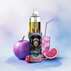 RandM Fumot Tornado 7000 Puffs Blå Bringebær Lemonade med 850 mAh og 5% Nikotin
