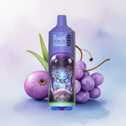 RandM Fumot Tornado 9000 Puffs Aloe Druer med 18 mL og Mesh Coil