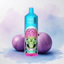 RandM Fumot Tornado 9000 Puffs Svart Drage Is med 18 mL og 850 mAh