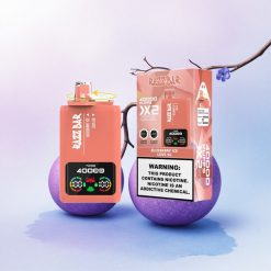 Razz Bar 40000 Puffs Blåbæris - Kjærlighet 66 med 650 mAh og 5% nikotin