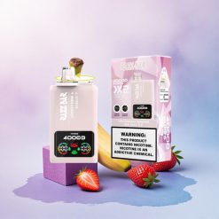 Razz Bar 40000 Puffs Jordbær Banan Is - 650 mAh Type-C 2% Nikotin