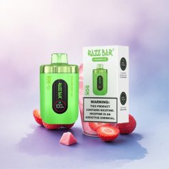 Razz Bar 50K Puffs Jordbæris med 2% nikotin og 650 mAh