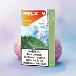 Relx Pod Pro 2 Vape Device Menthol Xtra 50mg/ml nikotin, 1,9ml kapasitet, 3 spenningsmoduser