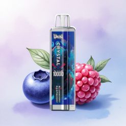 Uwin Crystal 10000 Puffs Blåbær Bringebær 18ml 650mAh RGB