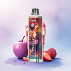 Uwin Crystal 10000 Puffs Cola Is med 5% nikotin og RGB-lyser