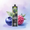 Uwin Shisha Hookah Crystal 20000 Puffs Blåbær Bringebær 0% Nikotin 650 mAh