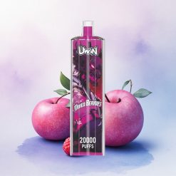 Uwin Shisha Hookah Crystal 20000 Puffs Blandede Bær Shisha med 0% nikotin og 650 mAh batteri