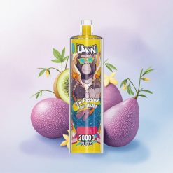 Uwin Shisha Hookah Crystal 20000 Puffs Kiwi Pasjonsfrukt Guava Type-C 650 mAh Mesh Coil