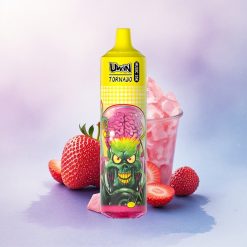 Uwin Tornado 35K Music Puffs Jordbær Is med 600mAh og 5% nikotin