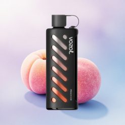 VOZOL Gear Shisha 25000 Puffs Fersken Is med Dual Mesh og 1000mAh