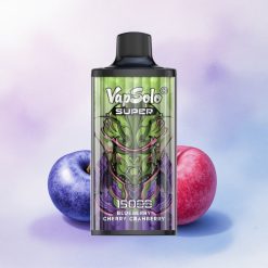 Vapsolo Super 15000 Puffs Blåbær Kirsebær Tranebær 850mAh 40ml Nikotin