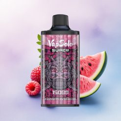 Vapsolo Super 15000 Puffs Bringebær Vannmelon 40ml Nikotin 850mAh