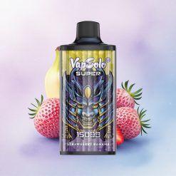 Vapsolo Super 15000 Puffs Jordbær Banan 850mAh Type-C 40ml Nikotin