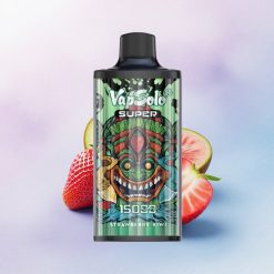 Vapsolo Super 15000 Puffs Jordbær Kiwi 40ml Nikotin 850mAh