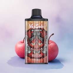 Vapsolo Super 15000 Puffs Rød Okse 40ml Nikotin 850mAh