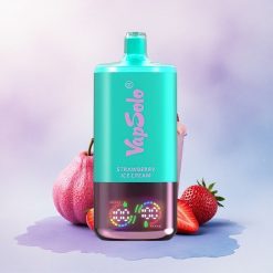 Vapsolo Triple 30000 Puffs Jordbæris med 40 ml e-væske og 20 mg/ml nikotin