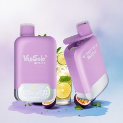 Vapsolo Twins 20000 Puffs Passionsfrukt Mojito & Trippelmynte med 40 ml E-væske og Type-C-lading