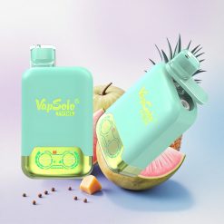 Vapsolo Twins 20000 Puffs Tredobbelt Melon & Ananas Kokos med 40 ml E-væske og Type-C-lading